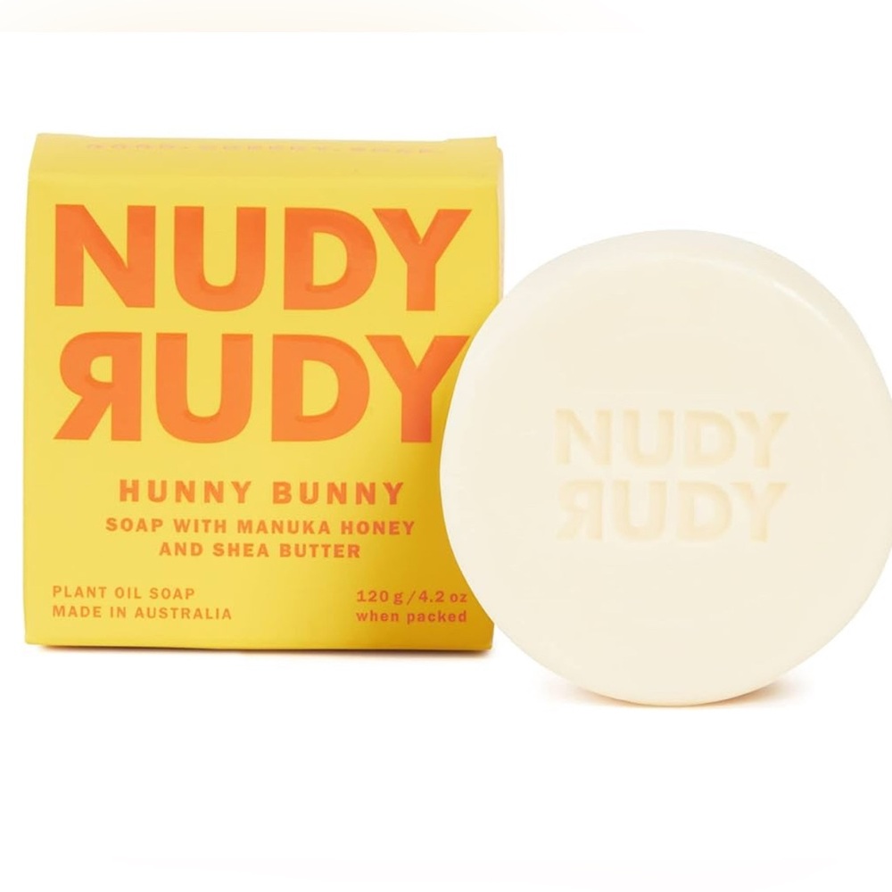 Rudy Nudy | Hunny Bunny Soap With Manuka Honey & Shea Butter | Plant Based NWT